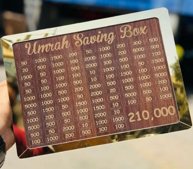 Umrah Saving Box - Box For Umrah Saving  - 210,000