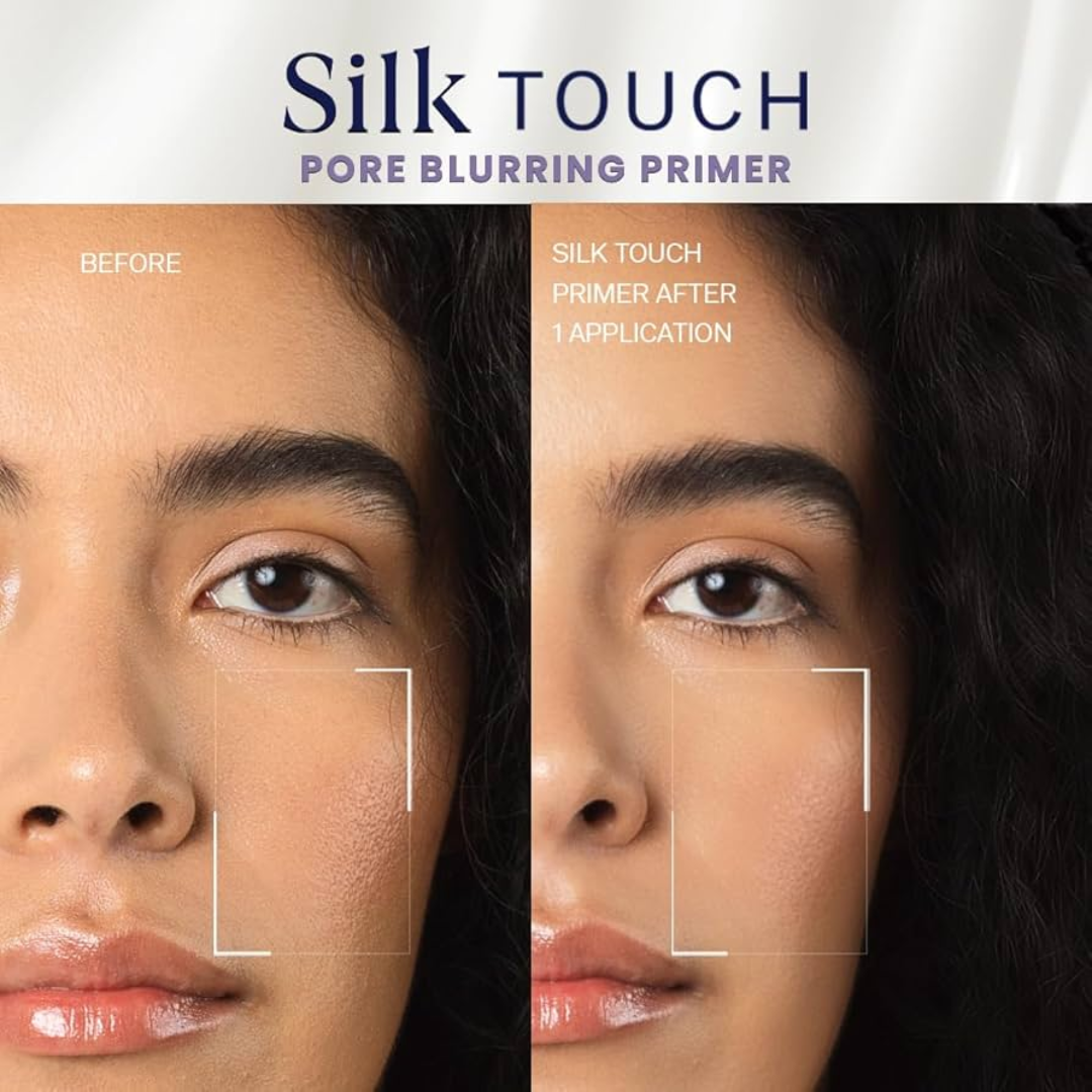 Flicka Silk Touch 3 in 1 Moisturizer and Primer for Face | Long-Lasting,