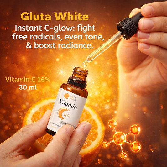 Vitamin C Serum for Face Glowing & Dark Spots | Gluta White Vitamin C 16% Serum