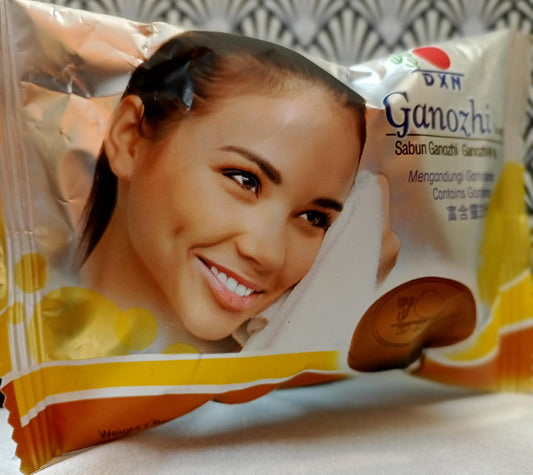 DXN Ganozhi Soap with Ganoderma Extract – Herbal Skin Care Soap Bar with packing image