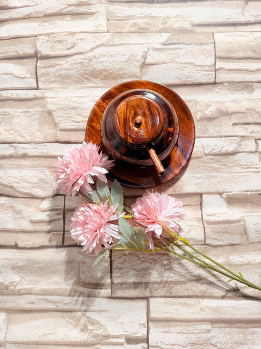 Handcrafted Wooden Tea Set